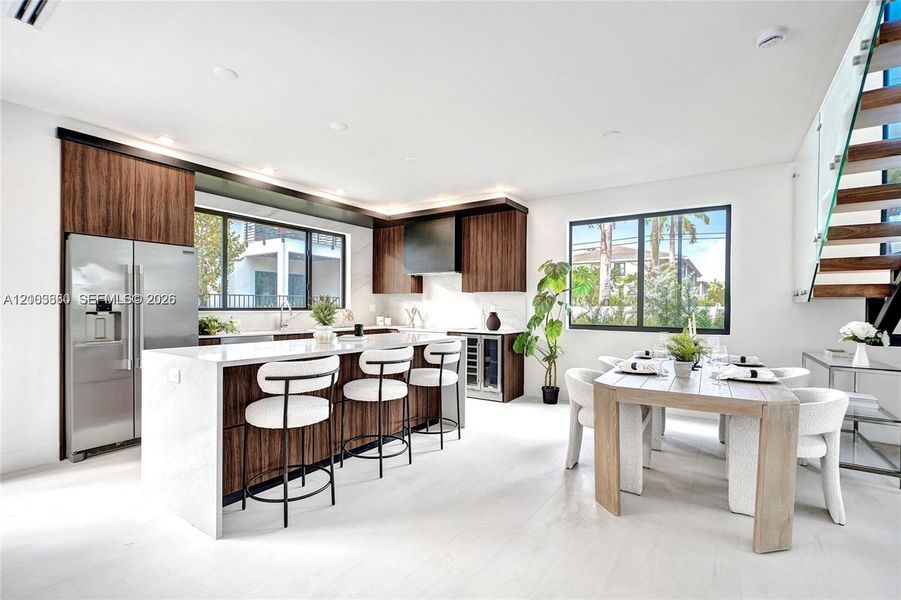 Furnished interior view inside a new home in , Dania Beach (Image 8).
