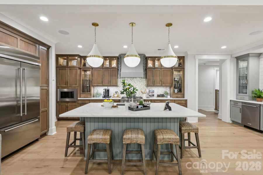 Furnished interior view inside a new home in , Weddington (Image 10).