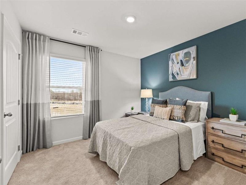 Furnished interior view inside a new home in Rosewood Farms, Acworth (Image 24).