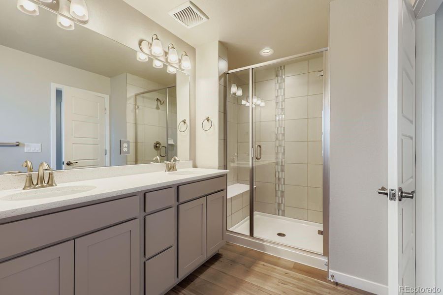 Furnished interior view inside a new home in , Commerce City (Image 9).