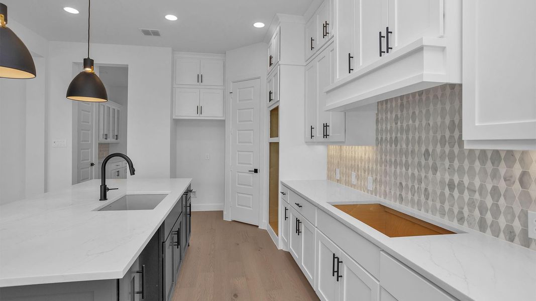 Furnished interior view inside a new home in Fulshear Lakes 80', Fulshear (Image 4).