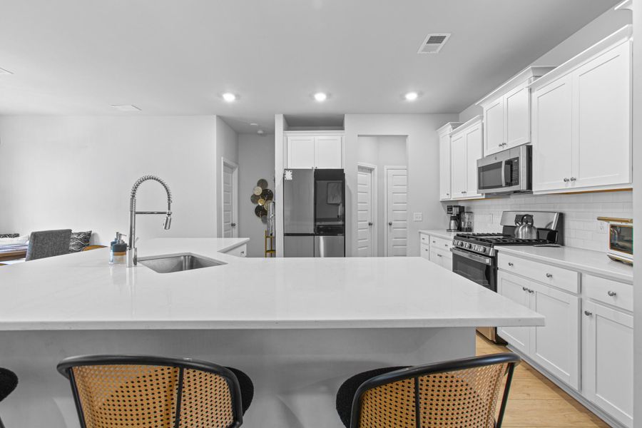 Furnished interior view inside a new home in Sweetgrass at Summers Corner, Summerville (Image 12).