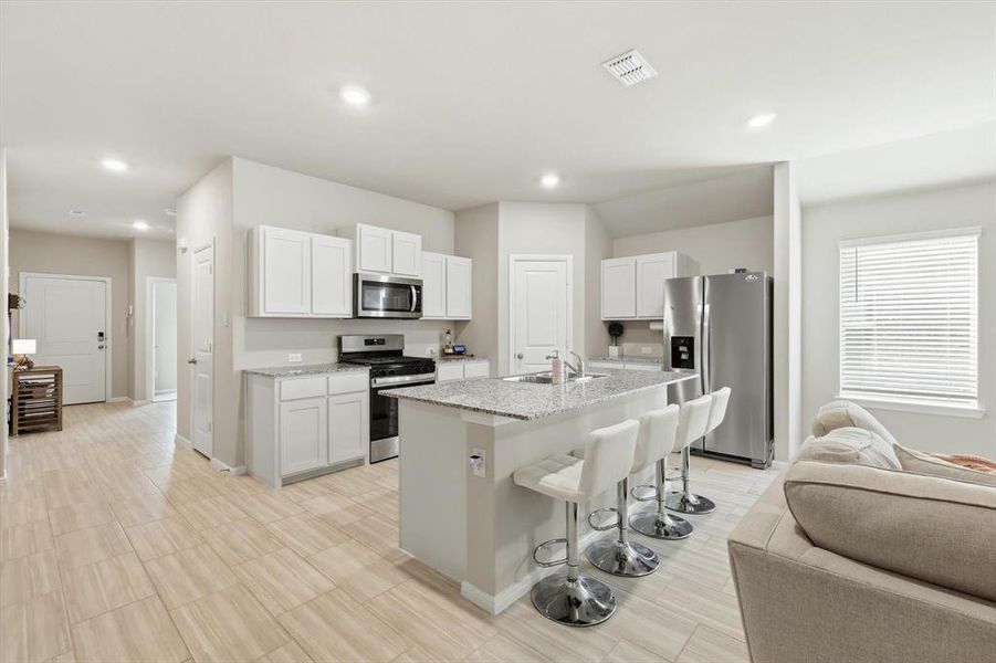 Furnished interior view inside a new home in Hickory Grove, Denton (Image 8).