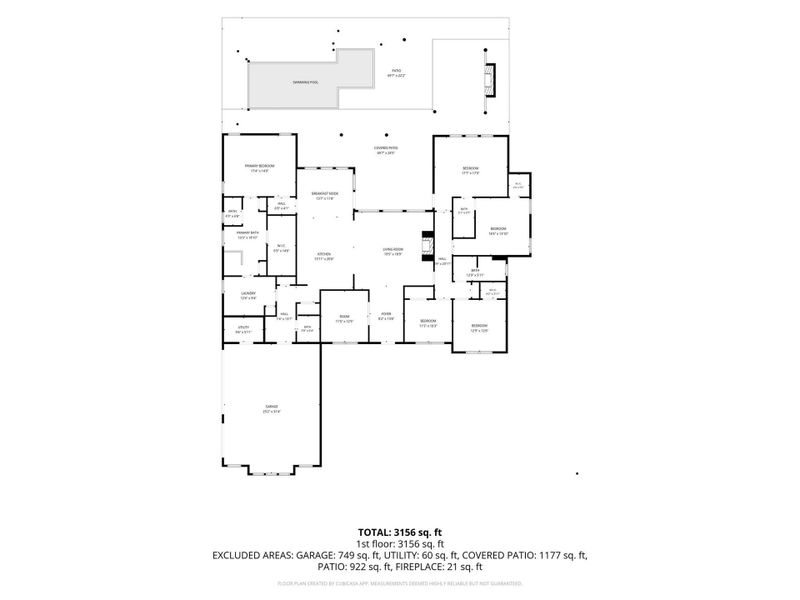 2D floor plan layout of this home in , Willis, TX (Image 3). 2D floor plan layout of this home in , Willis, TX (Image 3).