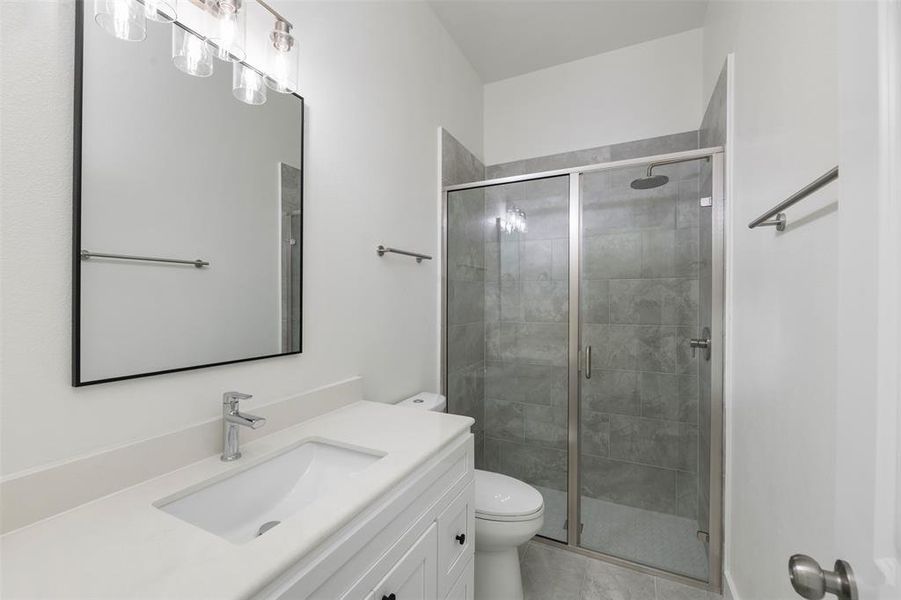 Furnished interior view inside a new home in , Princeton (Image 12).