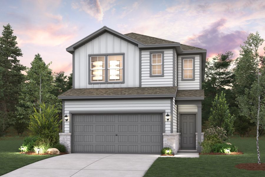 Front exterior of a new home in Cloverdale, Houston, TX, highlighting curb appeal (Image 1). Front exterior of a new home in Cloverdale, Houston, TX, highlighting curb appeal (Image 1).