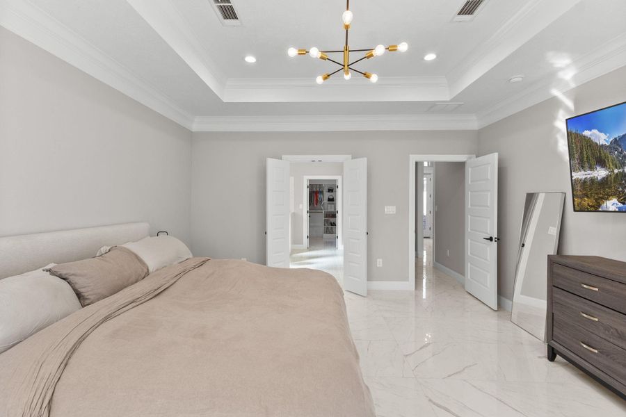 Furnished interior view inside a new home in , Beaumont (Image 27).