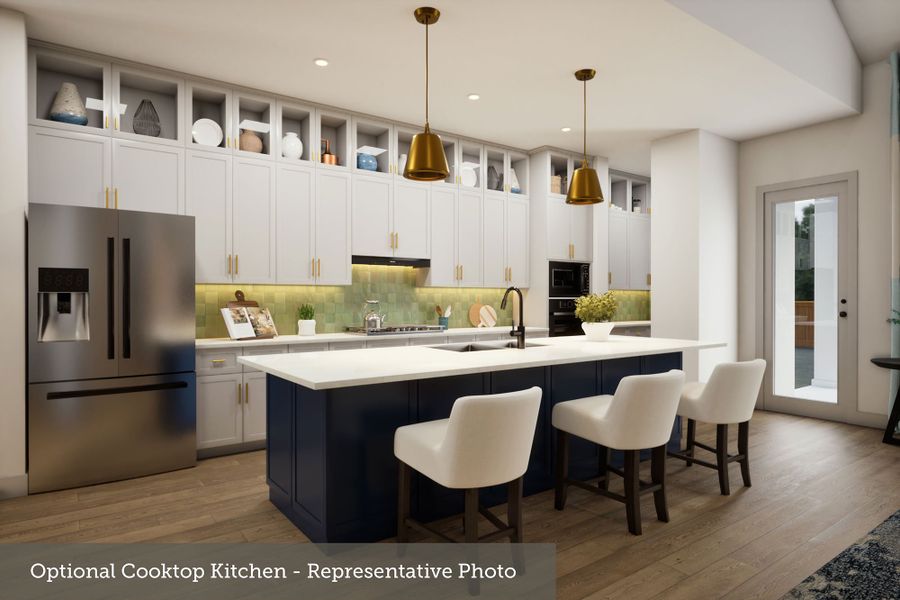 Furnished interior view inside a new home in Ridgeline, McKinney (Image 6).
