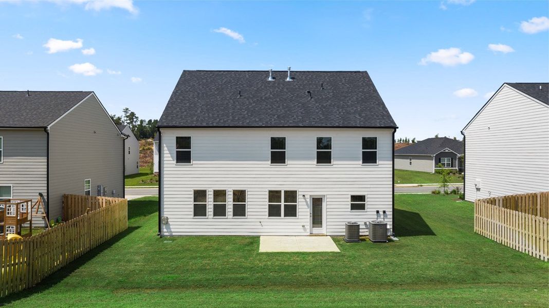 Representative exterior photo of a completed home built from the Grayson by D.R. Horton in Highland Hills, Graniteville, SC (Image 18).