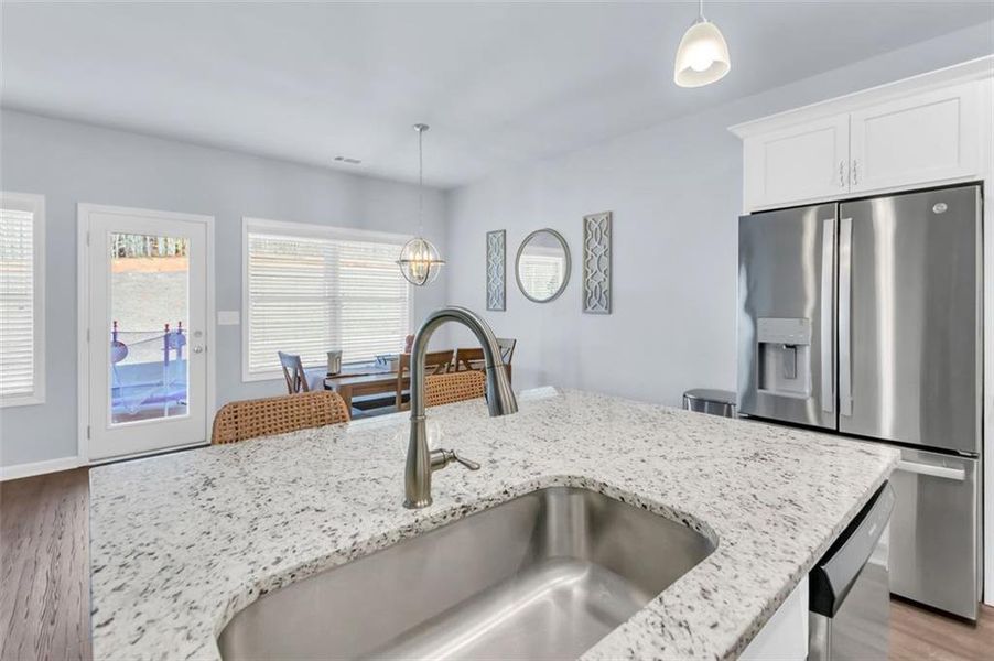 Close-up of interior finishes inside a home in , Clarkesville (Image 21).
