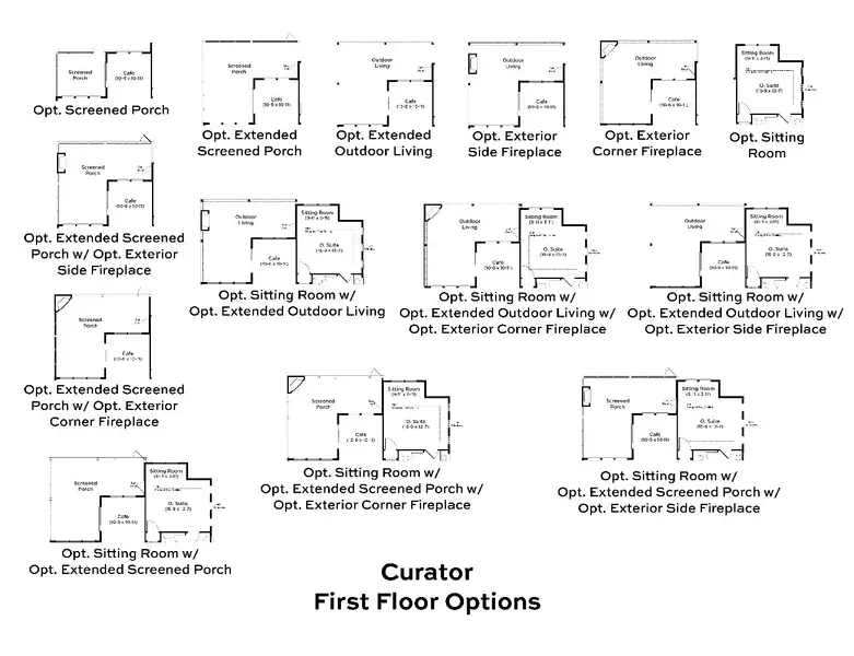 2D floor plan layout of this home in Summerwind Crossing at Lakes of Cane Bay, Summerville, SC (Image 4).
