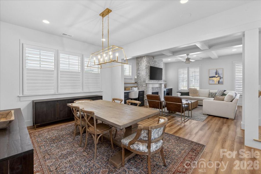 Furnished interior view inside a new home in , Fort Mill (Image 7).