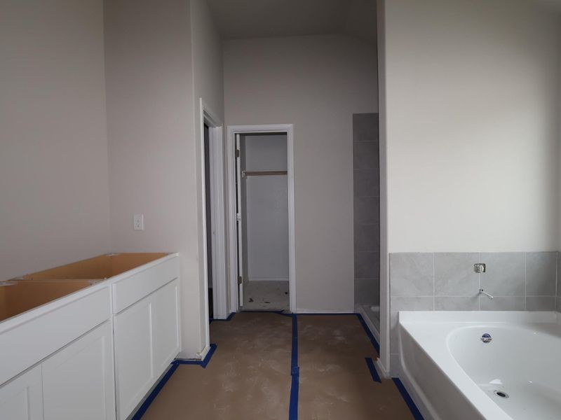 In-progress construction of a new home in Heritage, Dripping Springs, TX (Image 4).