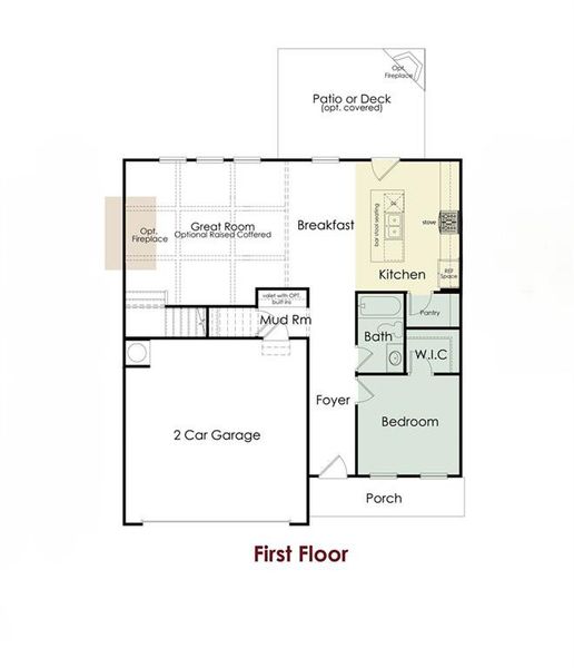 2D floor plan layout of this home in , Gainesville, GA (Image 7).