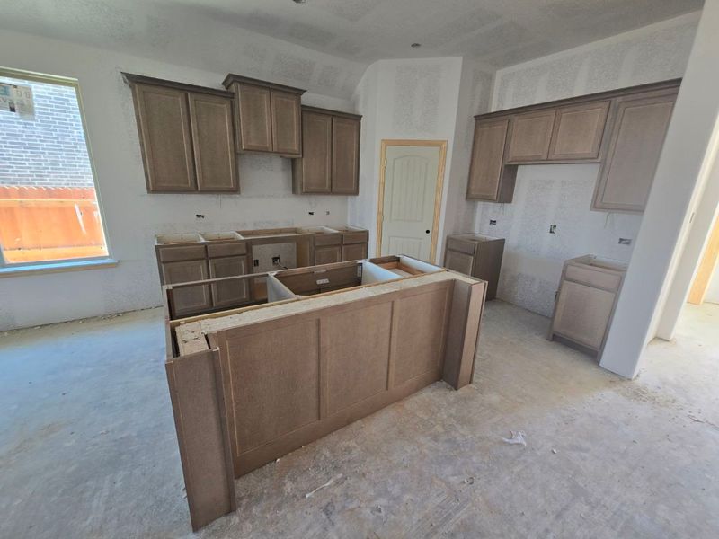 In-progress construction of a new home in Morningstar, Aledo, TX (Image 5).