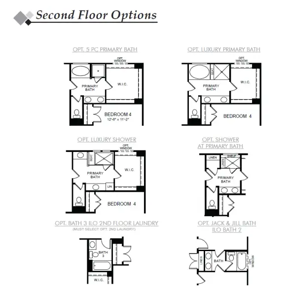 2D floor plan layout of this home in Oakley Pointe, Moncks Corner, SC (Image 5).