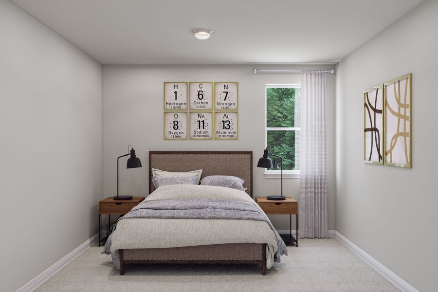 Furnished interior view inside a new home in Trillium, Richmond (Image 17).