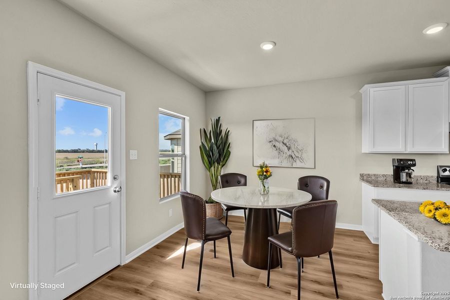 Furnished interior view inside a new home in Winding Brook, San Antonio (Image 6).