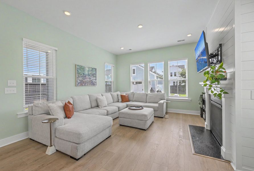 Furnished interior view inside a new home in Carnes Crossroads, Summerville (Image 34).