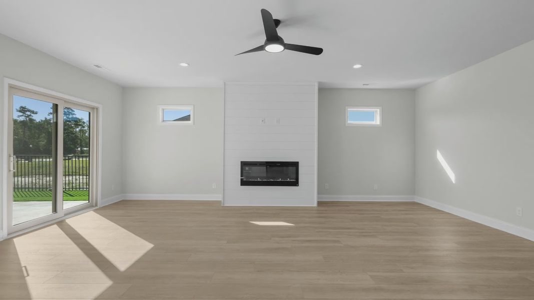 Representative unfurnished interior of a home built from the Capri IV by Epcon Communities in Courtyards by Carrell, Ocean Isle Beach (Image 39). Representative unfurnished interior of a home built from the Capri IV by Epcon Communities in Courtyards by Carrell, Ocean Isle Beach (Image 39).