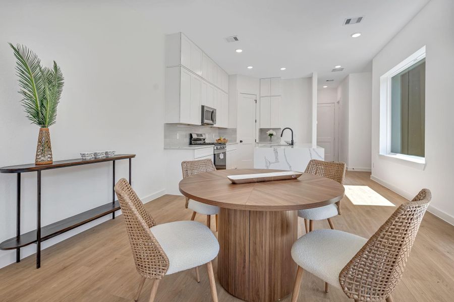 Furnished interior view inside a new home in , Houston (Image 15). Furnished interior view inside a new home in , Houston (Image 15).