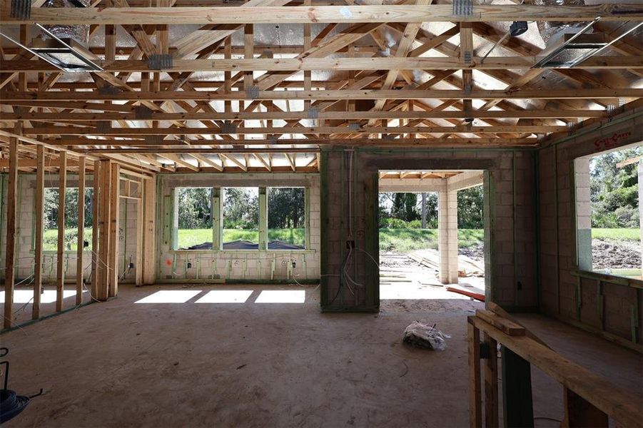 In-progress construction of a new home in Eden at Crossprairie, St. Cloud, FL (Image 11).