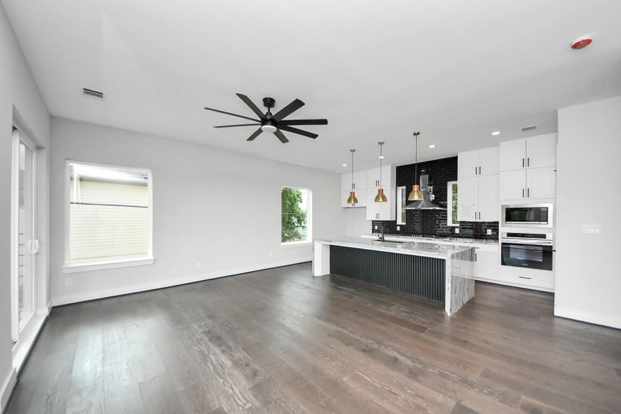 Interior detail showcasing designer finishes