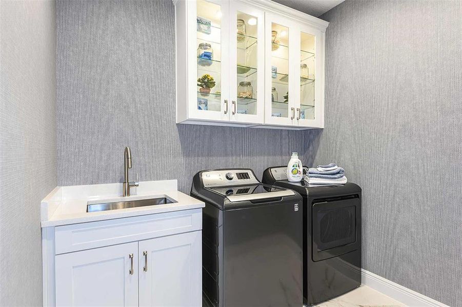 photos are of the model home and not actual home