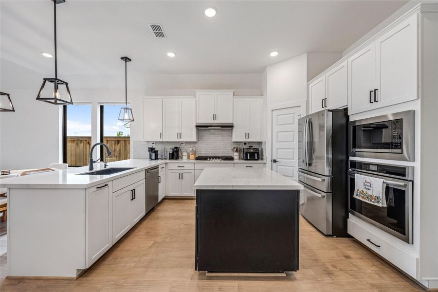 Furnished interior view inside a new home in , Cypress (Image 12).