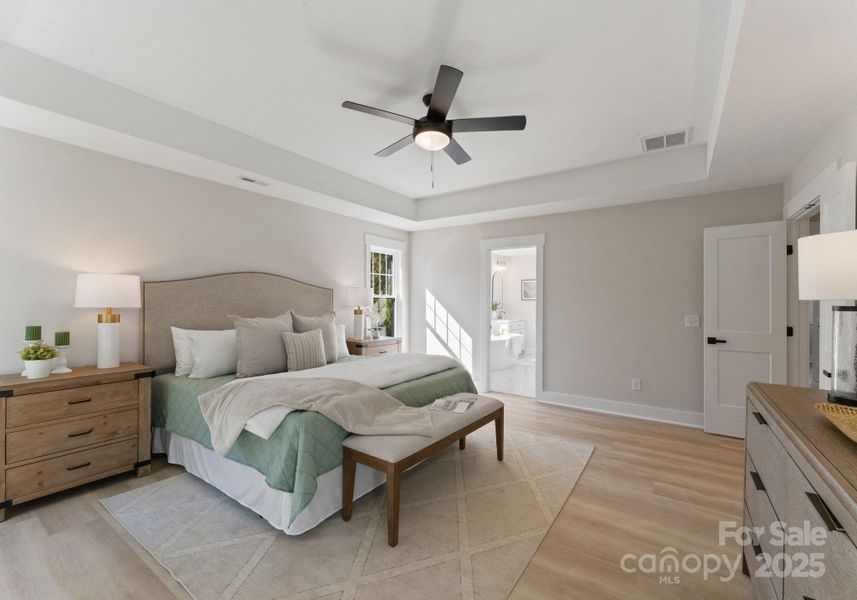 Furnished interior view inside a new home in , Mooresville (Image 18).