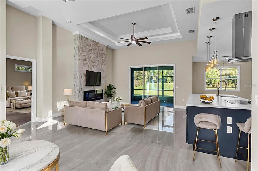 Furnished interior view inside a new home in , Hastings (Image 11). Furnished interior view inside a new home in , Hastings (Image 11).