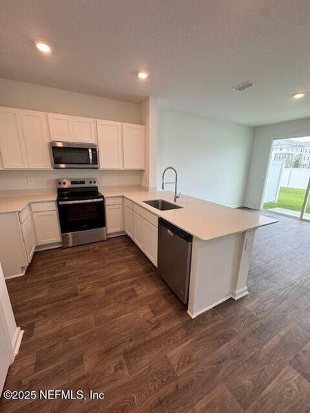Furnished interior view inside a new home in The Landing, Middleburg (Image 5).