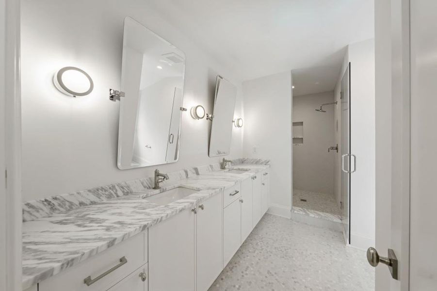 Furnished interior view inside a new home in , Atlanta (Image 17). Furnished interior view inside a new home in , Atlanta (Image 17).
