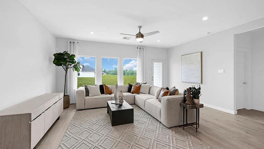 Furnished interior view inside a new home in Emberly, Beasley (Image 15). Furnished interior view inside a new home in Emberly, Beasley (Image 15).