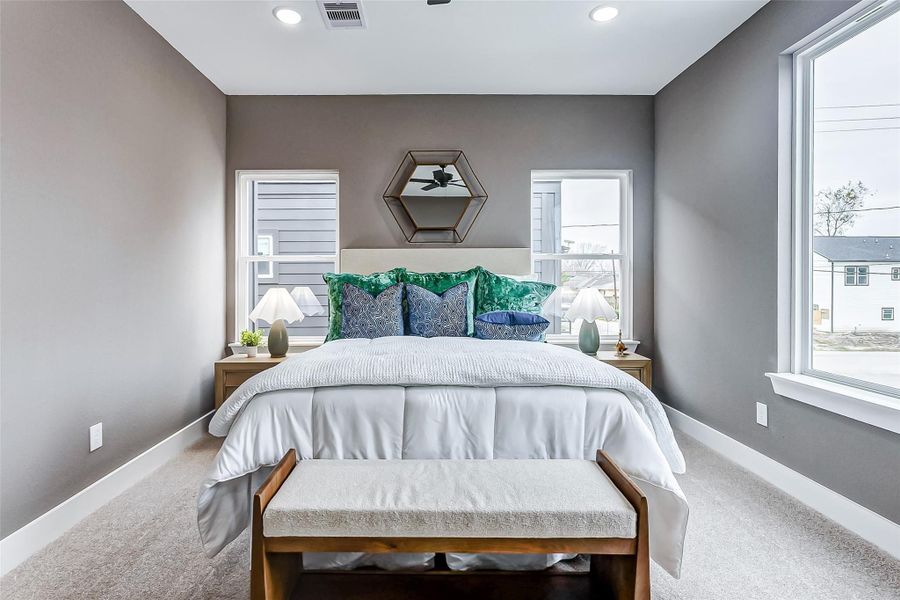 Furnished interior view inside a new home in , Houston (Image 20).