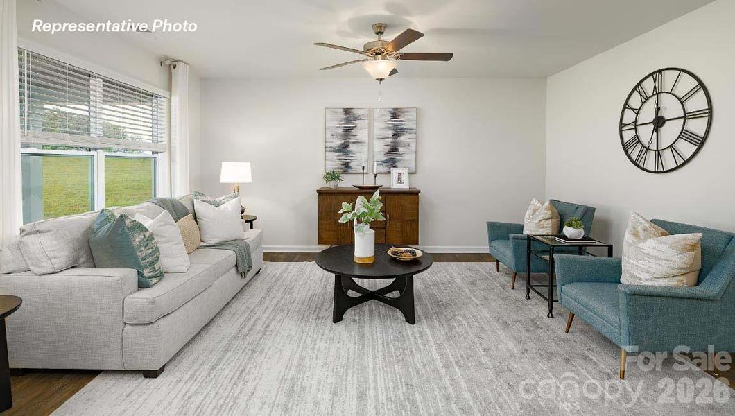 Furnished interior view inside a new home in Clark Creek Landing, Lincolnton (Image 21).
