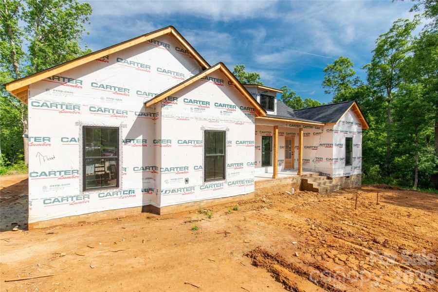 In-progress construction of a new home in , Smyrna, SC (Image 3).