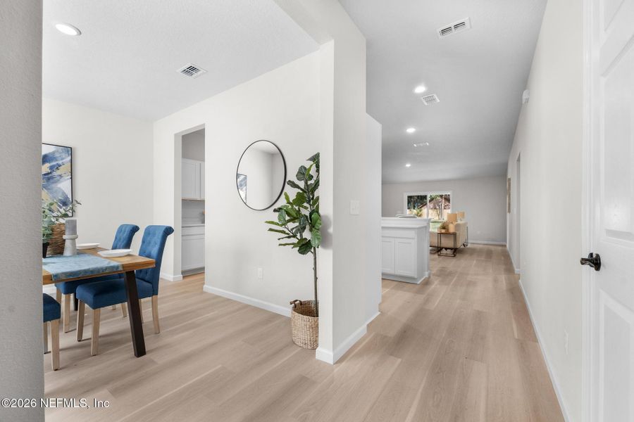 Furnished interior view inside a new home in , Jacksonville (Image 9).