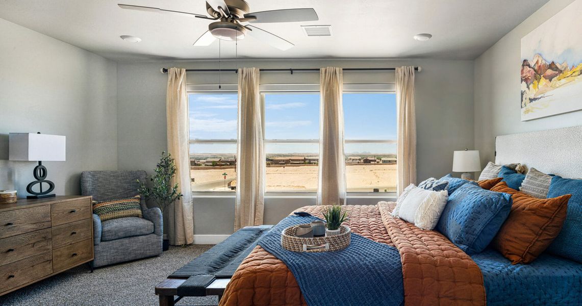 Representative furnished interior of a home built from the Serenity by View Homes in The View at Desert Springs | Thoughtful Collection, El Paso (Image 9).