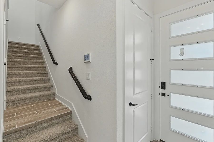 Representative unfurnished interior of a home built from the Balder by Chesmar Homes in Rose Hill, San Antonio (Image 6). Representative unfurnished interior of a home built from the Balder by Chesmar Homes in Rose Hill, San Antonio (Image 6).
