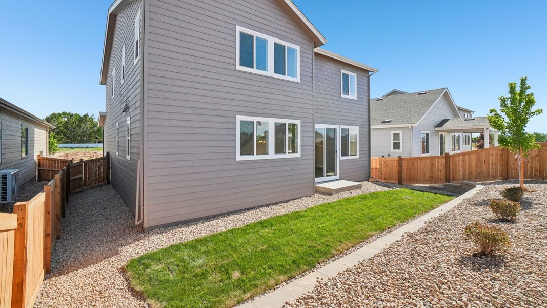 Exterior details and patio area of a home in Trevenna, Windsor (Image 4).