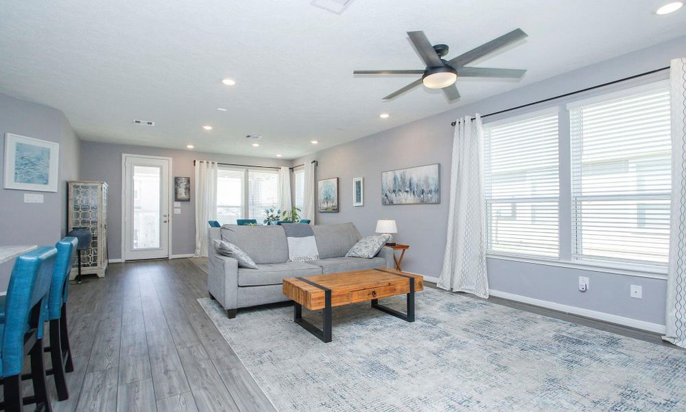 Furnished interior view inside a new home in , Magnolia (Image 8).