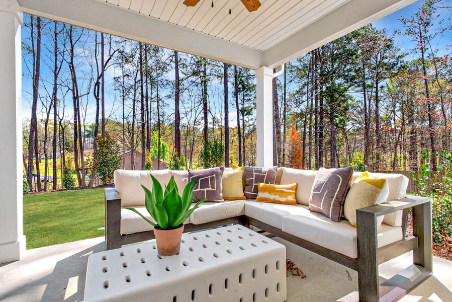 Exterior details and patio area of a home in Arbor Glen, Sanford (Image 4). Exterior details and patio area of a home in Arbor Glen, Sanford (Image 4).