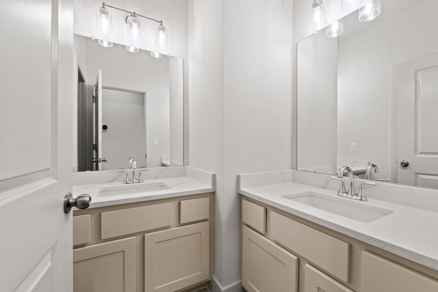Furnished interior view inside a new home in Parmer Ranch, Georgetown (Image 6).