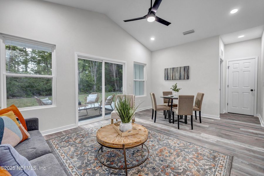 Furnished interior view inside a new home in , Baldwin (Image 10).