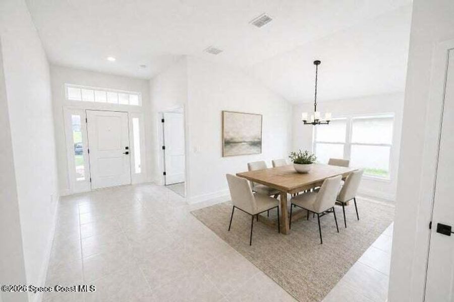 Furnished interior view inside a new home in St. John's Preserve, Palm Bay (Image 6). Furnished interior view inside a new home in St. John's Preserve, Palm Bay (Image 6).