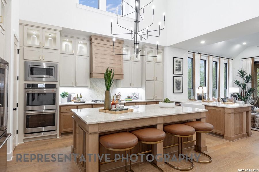 Furnished interior view inside a new home in Hallie's Cove, Schertz (Image 9).
