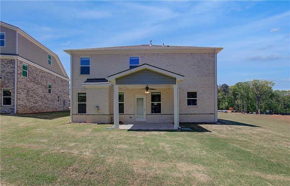 Exterior details and patio area of a home in Bowers Farm, McDonough (Image 19). Exterior details and patio area of a home in Bowers Farm, McDonough (Image 19).