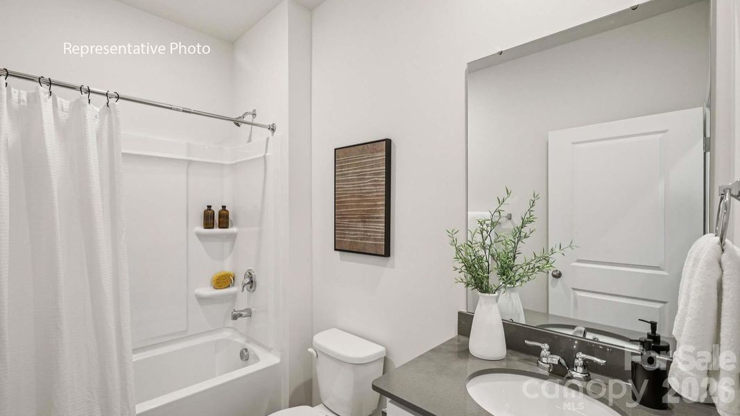 Furnished interior view inside a new home in Villages of Maiden, Maiden (Image 16).