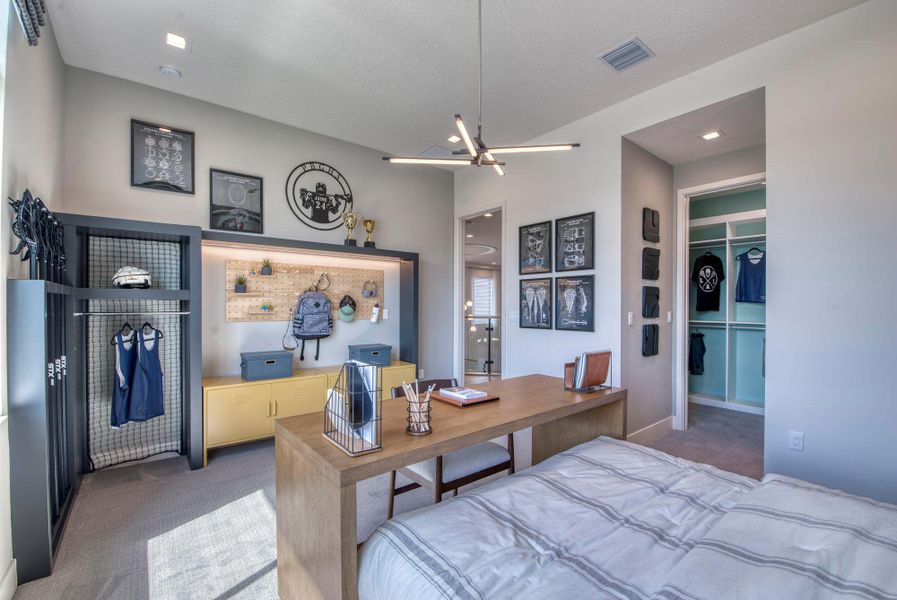 Furnished interior view inside a new home in Apex at Avenir, Palm Beach Gardens (Image 14).